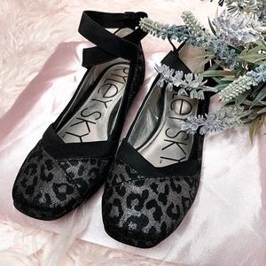 Ryley Sky Cheetah Print Flats